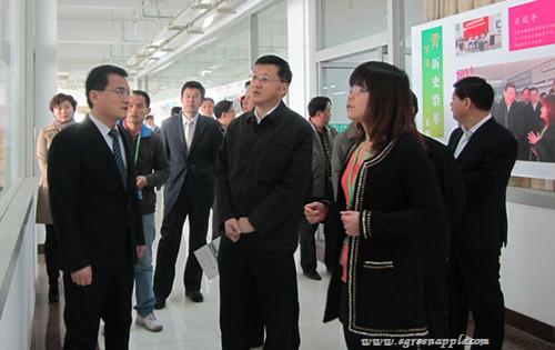 日照市委书记、市人大常委会主任杨军调研日照青苹果